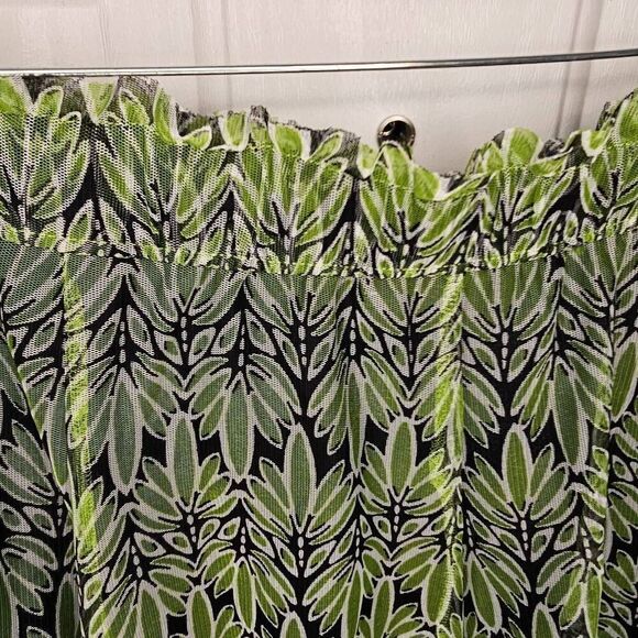 CATO WOMAN Mesh Sheer Lined FLORAL PRINT FLARE SKIRT SIZE 22/24 - Picture 3 of 6